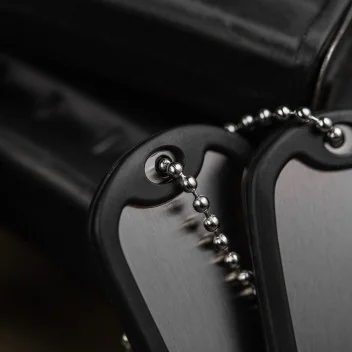 Plaque d'identité Dog-Tag US Militaire M-Tac