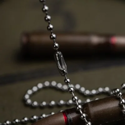 Plaque d'identité Dog-Tag US Militaire M-Tac