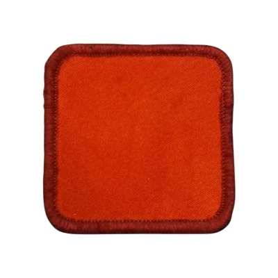 Patch 5x5cm Velcro de signalisation et balisage individuelle Rouge
