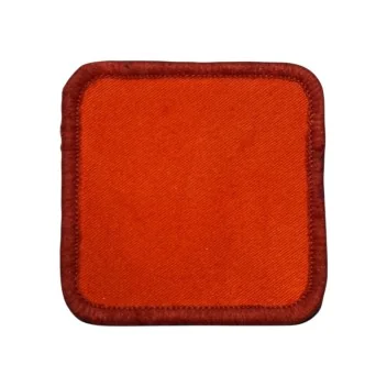 Patch 5x5cm Velcro de signalisation et balisage individuelle Rouge