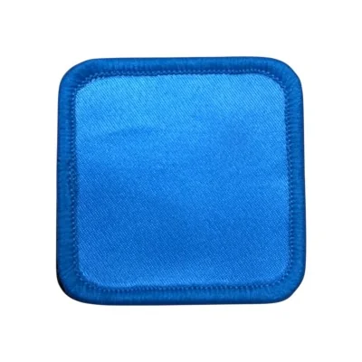 Patch 5x5cm Velcro de signalisation et balisage individuelle Bleu