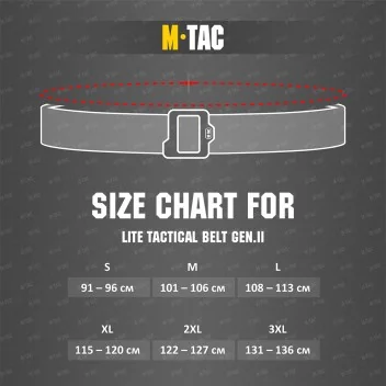 Ceinture 40mm Gen.II M-Tac Noir*