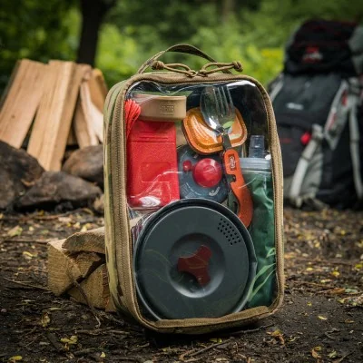 Pochette de Voyage Transparent Small Elite M-Tac Multicam