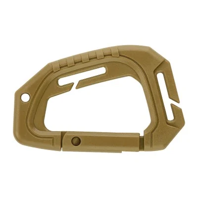 Mousqueton Tactique Molle 9.3cm M-tac Coyote