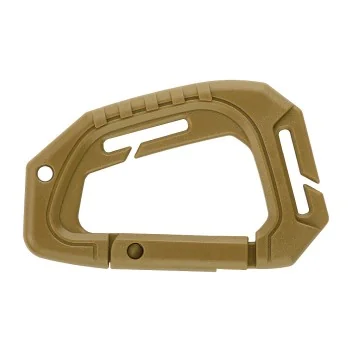 Mousqueton Tactique Molle 9.3cm M-tac Coyote