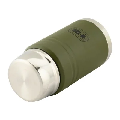 Thermos acier 750ml avec cuillère pliante M-Tac Olive