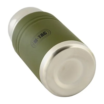 Thermos acier 750ml avec cuillère pliante M-Tac Olive
