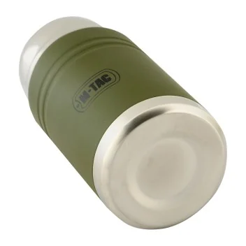 Thermos acier 750ml avec cuillère pliante M-Tac Olive
