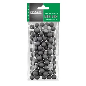 Billes caoutchouc Cal.50 Noyau acier RBI ( x100)*