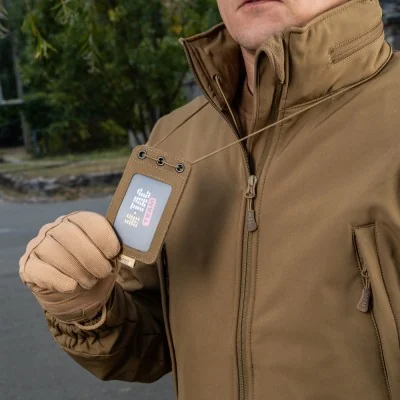 Porte Carte Velcro / Cordon M-Tac Coyote