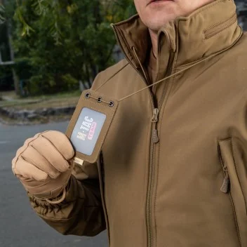 Porte Carte Velcro / Cordon M-Tac Coyote