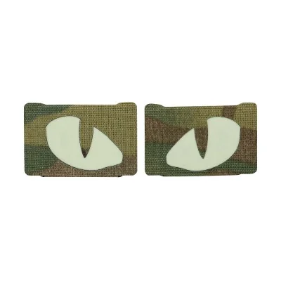 Patch Molle x2 Yeux de Tigre 4 x2.5cm M-Tac Multicam
