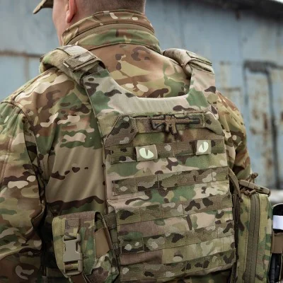 Patch Molle x2 Yeux de Tigre 4 x2.5cm M-Tac Multicam