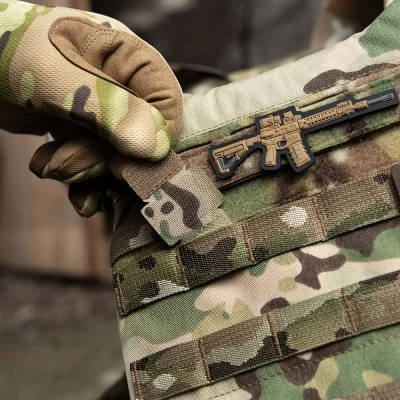 Patch Molle x2 Yeux de Tigre 4 x2.5cm M-Tac Multicam