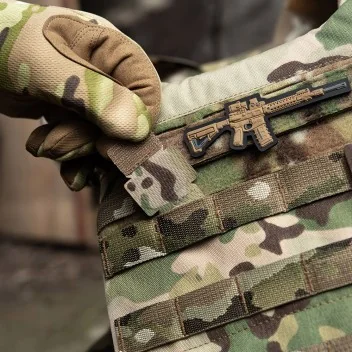 Patch Molle x2 Yeux de Tigre 4 x2.5cm M-Tac Multicam