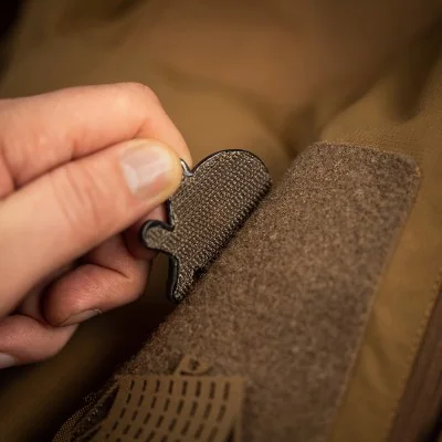 Patch Velcro No Knife No Life 3D PVC 5x5cm M-Tac Coyote