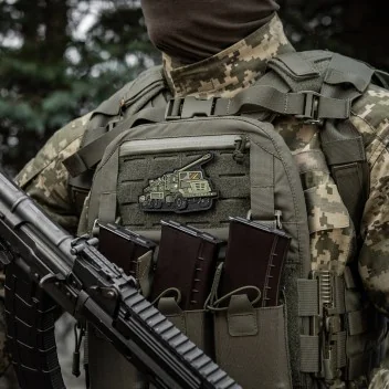 Patch Velcro CAESAR PVC 10x6.4cm M-Tac Olive