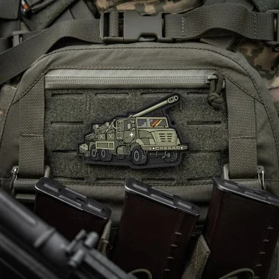 Patch Velcro CAESAR PVC 10x6.4cm M-Tac Olive