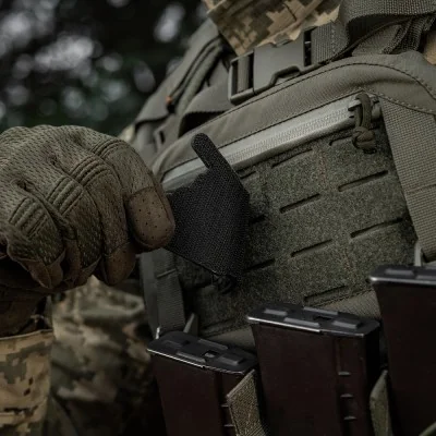 Patch Velcro CAESAR PVC 10x6.4cm M-Tac Olive