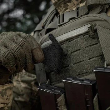 Patch Velcro CAESAR PVC 10x6.4cm M-Tac Olive