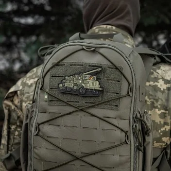 Patch Velcro CAESAR PVC 10x6.4cm M-Tac Olive