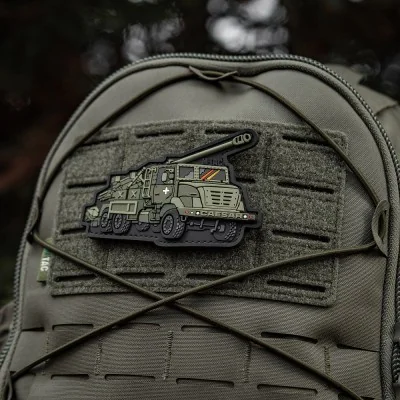 Patch Velcro CAESAR PVC 10x6.4cm M-Tac Olive