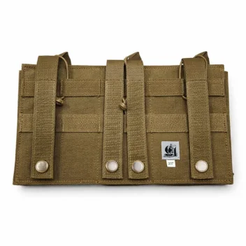 Poche 3 Chargeur côte à côte HK416 / AK47 + 3 grandes 40mm 03 - Coyote Brown