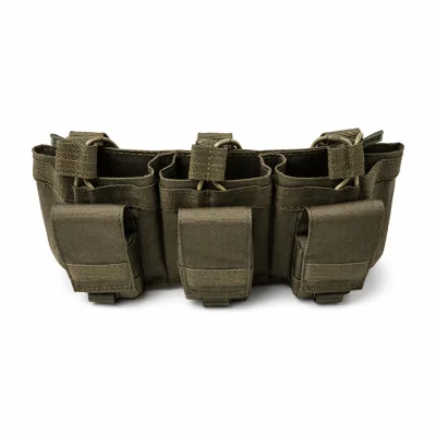 Poche 3 Chargeur côte à côte HK416 / AK47 + 3 grandes 40mm 03 - Coyote Brown