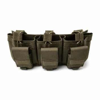 Poche 3 Chargeur côte à côte HK416 / AK47 + 3 grandes 40mm 03 - Coyote Brown