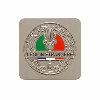 Médaille Légion Étrangère 45mm Support Carré