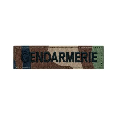 Bande Patronymique Brodé GENDARMERIE Camo