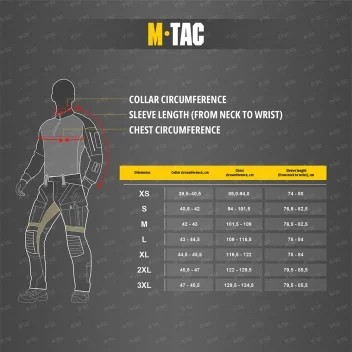 T-Shirt Athletic Gen.II M-Tac Noir