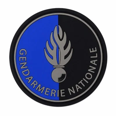 Ecusson Velcro PVC Gendarmerie Nationale 8cm *