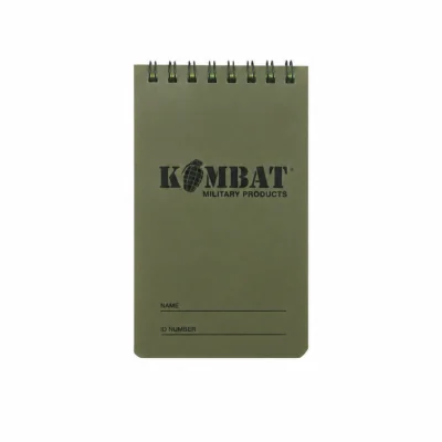 Carnet Etanche 12,8x7,6cm 50 pages Kombat Olive *