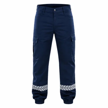 Pantalon sécurité privée marine avec bandes HV GK SAFETEK