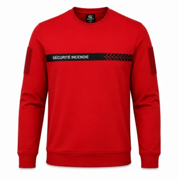 Sweat sécurité incendie Rouge GK SAFETEK