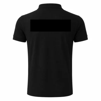 Polo Piqué 5 velcro POLICE Noir