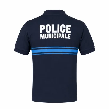 Polo Police Municipale MC Bouton LPSA Marine *