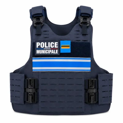 Gilet Pare Balle Police Municipale Quick Release NIJ IIIA Marine *