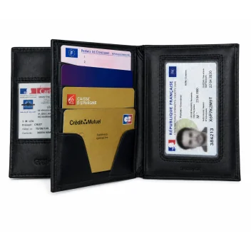 Porte Carte horizontal 3 Volets GK + Médaille Légion Étrangère
