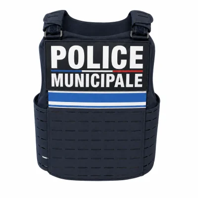 Housse Police Municipale gilet pare balles Quick Release Premium LPSA Marine *