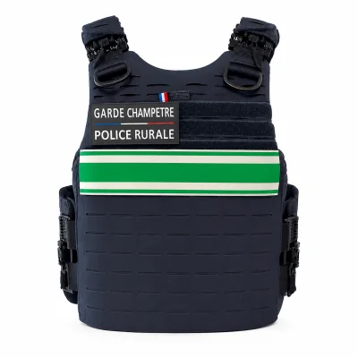 Housse Police Rurale gilet pare balles Quick Release Premium LPSA Marine *