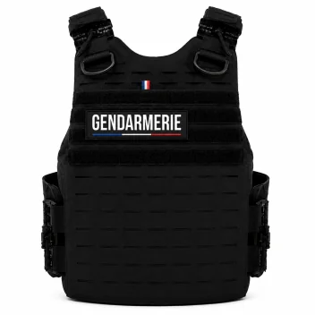 Housse GENDARMERIE gilet pare balles Quick Release Premium LPSA Noir *