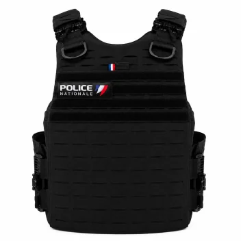 Housse POLICE gilet pare balles Quick Release Premium LPSA Noir *