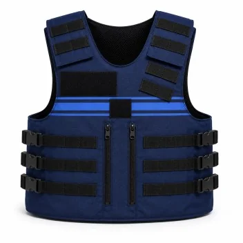 Housse Police Municipale Gilet Pare Balles Arktis Basse visibilité Bleu *