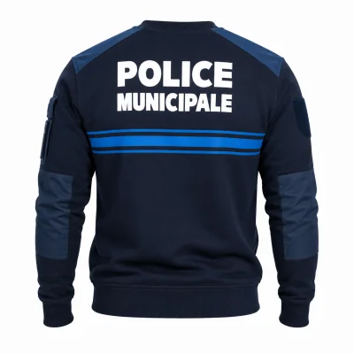 Sweat-shirt Police Munnicipale Callens Marine *