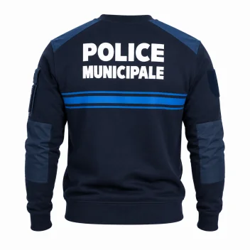 Sweat-shirt Police Munnicipale Callens Marine *