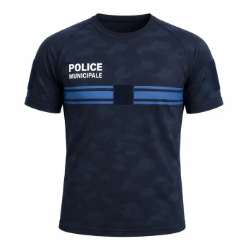 T-Shirt Police Municipale RESPIRE Callens Marine *