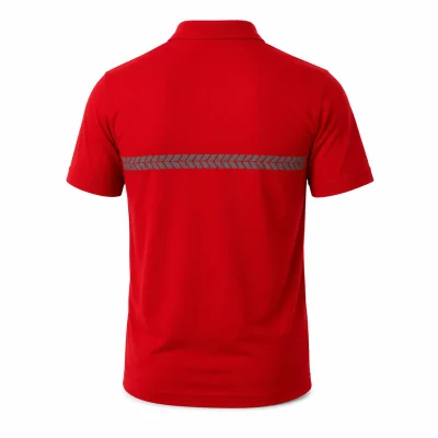 Polo SECURITE INCENDIE MC Safetek GK Rouge *