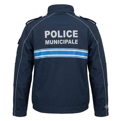 Blouson Soft Shell POLICE MUNICIPALE renforcée Callens Marine *